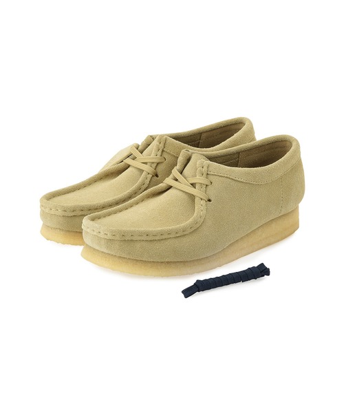 Clarks（クラークス）の「【CLARKS】Wallabee. SUEDE（モカシン/デッキシューズ・レディース・ベージュ/ブラック・23.5cm/24.5cm/24/23）」の16枚目の写真