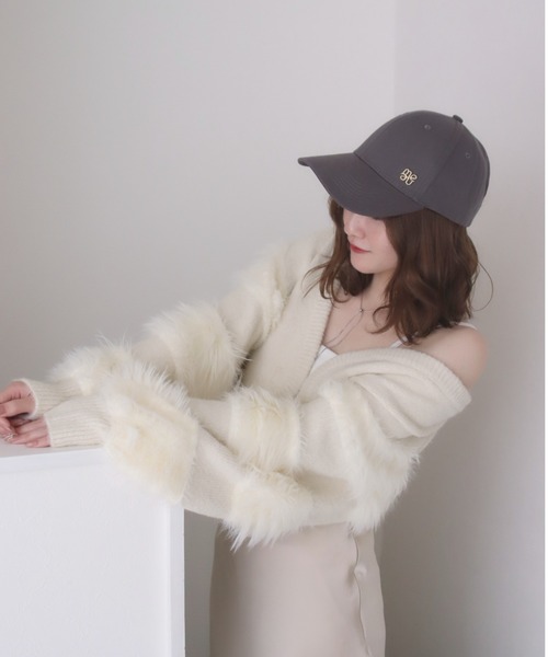 mellowneon（メロウネオン）の「ファースリーブボレロニットカーディガン（カーディガン/ボレロ・レディース・ホワイト・FREE）」の15枚目の写真