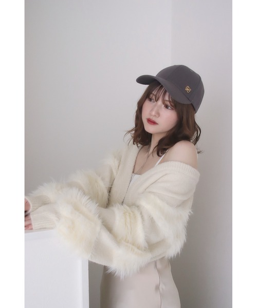 mellowneon（メロウネオン）の「ファースリーブボレロニットカーディガン（カーディガン/ボレロ・レディース・ホワイト・FREE）」の18枚目の写真