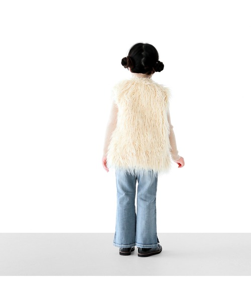 L.COPECK（エルコペック）の「ニット風デニムフレアパンツ（デニムパンツ・キッズ・ネイビー/その他・140cm/120cm/110cm/130cm/100cm）」の15枚目の写真