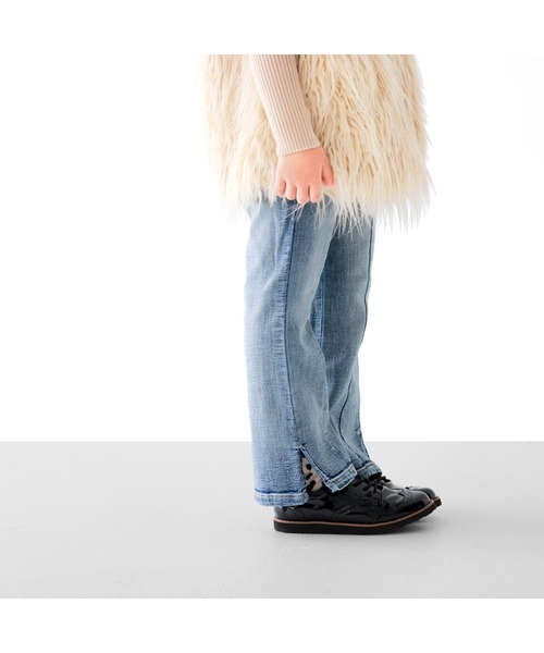 L.COPECK（エルコペック）の「ニット風デニムフレアパンツ（デニムパンツ・キッズ・ネイビー/その他・140cm/120cm/110cm/130cm/100cm）」の17枚目の写真