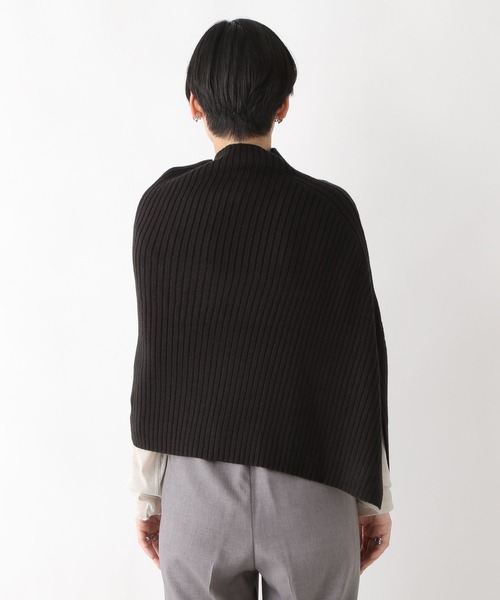 LEPSIM（レプシィム）の「7ゲージケープニットプルオーバー　961213（ニット/セーター・レディース・ブラウン/ブラック・FREE）」の16枚目の写真