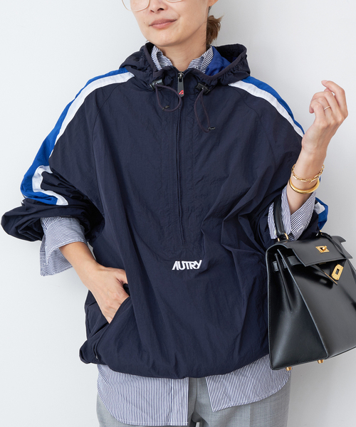 AUTRY（オートリー）の「*【AUTRY/オートリー】ブルゾン（ナイロンジャケット・レディース・ブルー・FREE）」の4枚目の写真