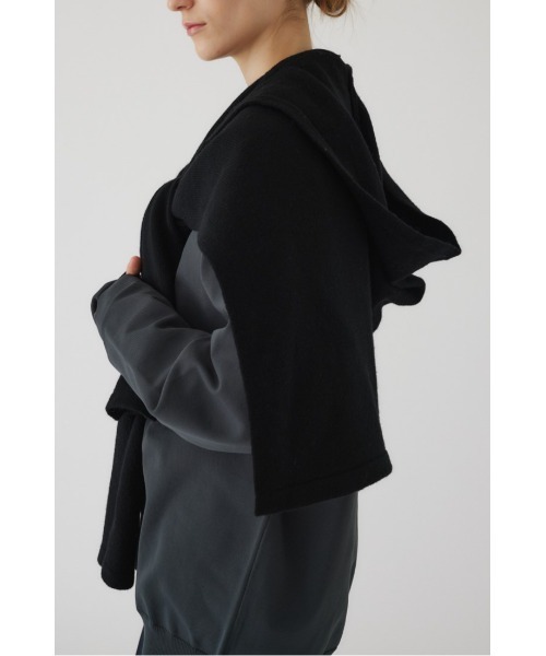 RIM.ARK（リムアーク）の「Hood poncho stole フードポンチョストール