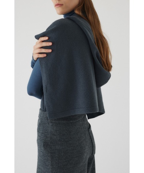 RIM.ARK（リムアーク）の「Hood poncho stole フードポンチョストール