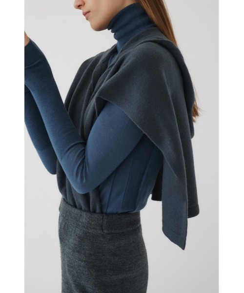 RIM.ARK（リムアーク）の「Hood poncho stole（ストール