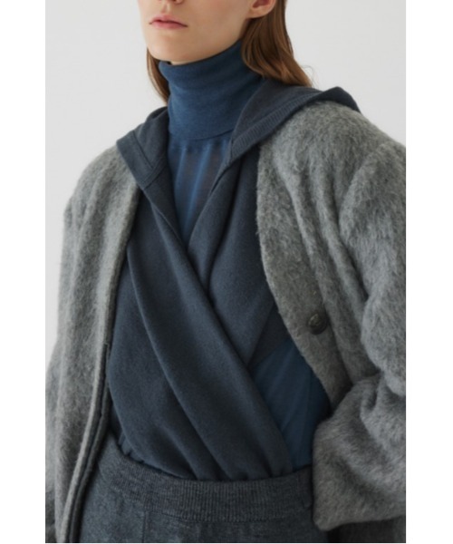 セール】Hood poncho stole フードポンチョストール（ストール