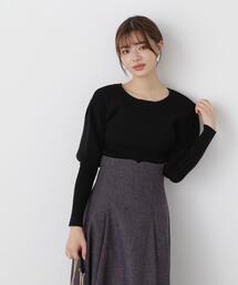 PROPORTION BODY DRESSING | パフショルダーニット / 1214170009(ニット/セーター)