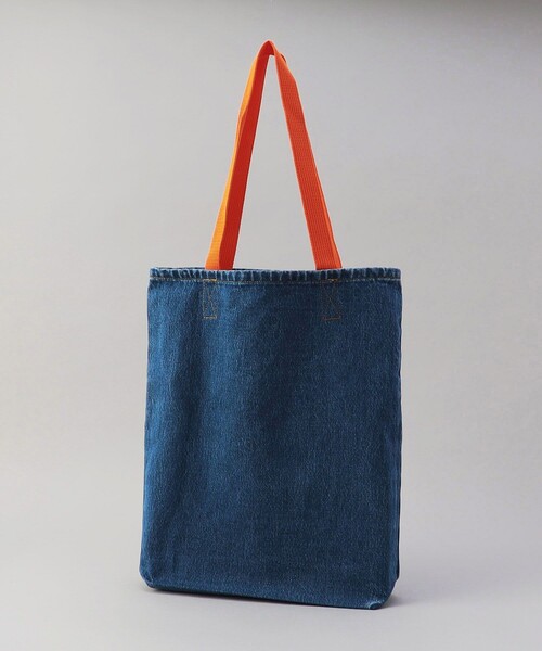 Wrangler(ラングラー)の「Wrangler/ラングラー TOTE BAG / デニムトートバッグ / WA1006(トートバッグ・レディース・ネイビー/ブルー・フリ-)」の4枚目の写真