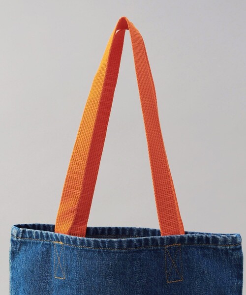 Wrangler(ラングラー)の「Wrangler/ラングラー TOTE BAG / デニムトートバッグ / WA1006(トートバッグ・レディース・ネイビー/ブルー・フリ-)」の6枚目の写真