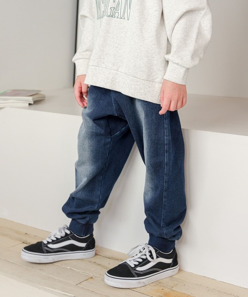 GLOBAL WORK(グローバルワーク)の「あったかスゴラクデニムリブ/907669(デニムパンツ・キッズ・グレー系その他/ネイビー/ブルー/ライトブルー・140cm/120cm/160cm/110cm/130cm/150cm/100cm)」の14枚目の写真