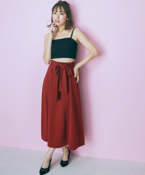 marun（マルン）の「＜大きいサイズ＞  チューブトップ　marun（キャミソール・レディース・オフホワイト/ブラック・3L/L/4L/5L/LL）」の12枚目の写真