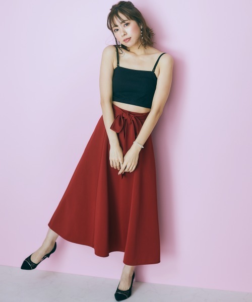 marun（マルン）の「＜大きいサイズ＞  チューブトップ　marun（キャミソール・レディース・オフホワイト/ブラック・3L/L/4L/5L/LL）」の3枚目の写真