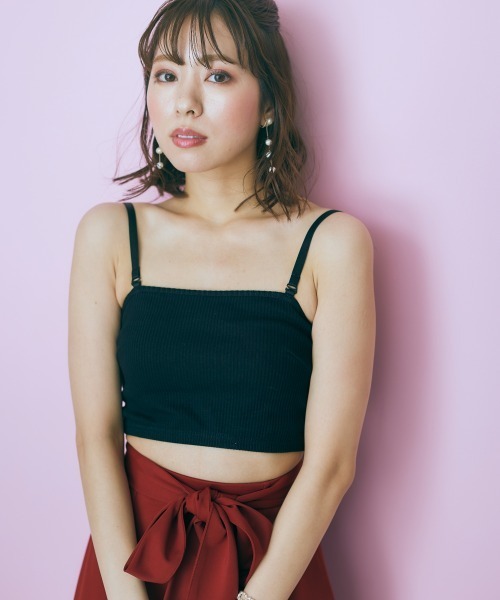 marun（マルン）の「＜大きいサイズ＞  チューブトップ　marun（キャミソール・レディース・オフホワイト/ブラック・3L/L/4L/5L/LL）」の8枚目の写真