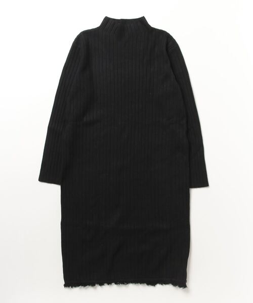 FREE STYLISTS(フリー スタイリスト)の「裾フリンジハイネックリブニットワンピース(ワンピース・レディース・モカ/ベージュ/ブラック/ピンク系その他・FREE)」の21枚目の写真