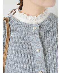 ehka sopo | 綿レーススタンドフリルブラウス(シャツ/ブラウス)