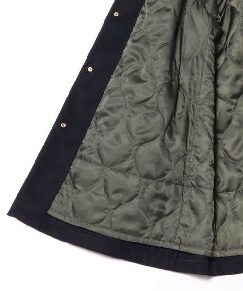 BROOKLYN OVERALL（ブルックリンオーバーオール）の「ロングスタジャン（スタジャン・レディース・ブラウン/ネイビー・FREE）」の14枚目の写真