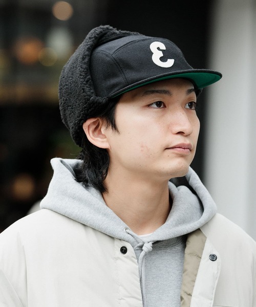 EKAL(エカル)の「ボアマウンテンキャップ(キャップ・メンズ・ブラウン/ブラック/グレー・ONE)」の9枚目の写真