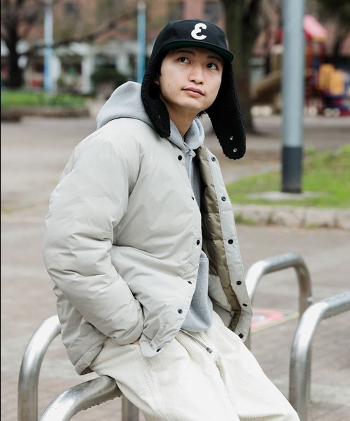 EKAL(エカル)の「ボアマウンテンキャップ(キャップ・メンズ・ブラウン/ブラック/グレー・ONE)」の13枚目の写真