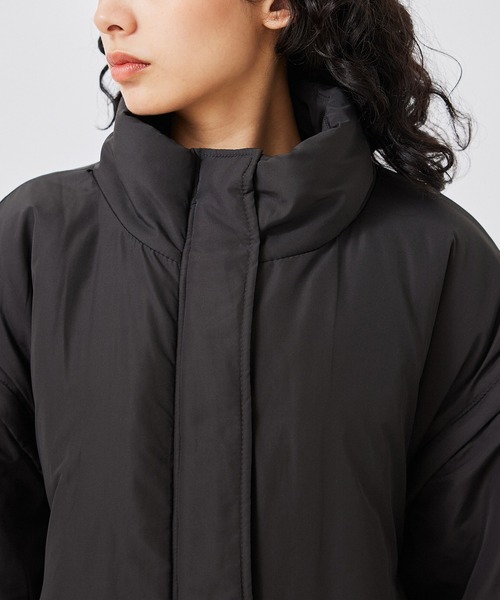 NERGY（ナージー）の「袖取り外しスタンドカラーモンスターコート（ダウンジャケット/コート・レディース・ブラック/グリーン/ホワイト・M）」の9枚目の写真