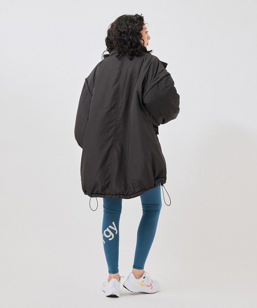 NERGY（ナージー）の「袖取り外しスタンドカラーモンスターコート（ダウンジャケット/コート・レディース・ブラック/グリーン/ホワイト・M）」の20枚目の写真