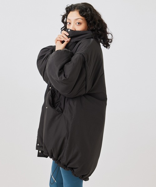 NERGY（ナージー）の「袖取り外しスタンドカラーモンスターコート（ダウンジャケット/コート・レディース・ブラック/グリーン/ホワイト・M）」の13枚目の写真