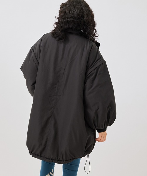 NERGY（ナージー）の「袖取り外しスタンドカラーモンスターコート（ダウンジャケット/コート・レディース・ブラック/グリーン/ホワイト・M）」の16枚目の写真