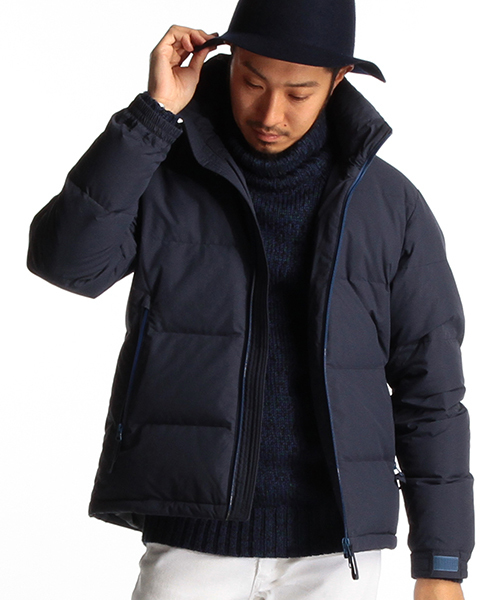 B:MING by BEAMS（ビーミングバイビームス）の「【OCEANS12月号掲載】河田フェザー 止水ジップ ダウンブルゾン（ダウンジャケット/コート・メンズ・ブラック/ライトグレー/ネイビー・X-LARGE/SMALL/LARGE/MEDIUM）」の3枚目の写真