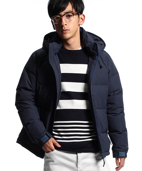 B:MING by BEAMS（ビーミングバイビームス）の「【OCEANS12月号掲載】河田フェザー 止水ジップ ダウンブルゾン（ダウンジャケット/コート・メンズ・ブラック/ライトグレー/ネイビー・X-LARGE/SMALL/LARGE/MEDIUM）」の10枚目の写真