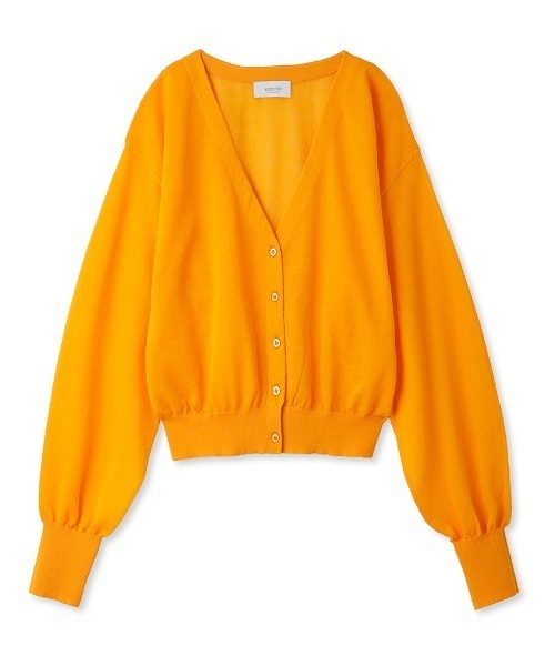 emmi（エミ）の「【emmi atelier】ラメシアーカーディガン（カーディガン/ボレロ・レディース・ブラック/ホワイト/オレンジ・FREE）」の3枚目の写真