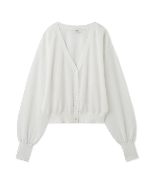 emmi（エミ）の「【emmi atelier】ラメシアーカーディガン（カーディガン/ボレロ・レディース・ブラック/ホワイト/オレンジ・FREE）」の19枚目の写真