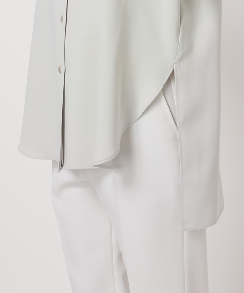 美品♡24SSノーブルNOBLEシーズンカラープレーンシャツとろみブラウスg 美品♡24SSノーブルNOBLEシーズンカラープレーンシャツとろみブラウスg