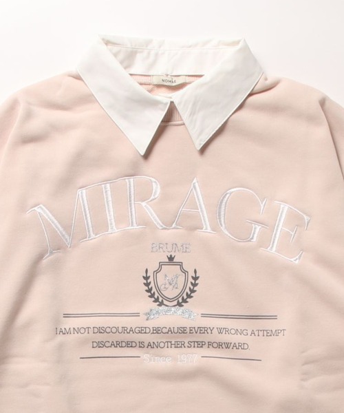 NOMAE（ノーマエ）の「襟付きエンブレムスウェット（スウェット）」 - WEAR