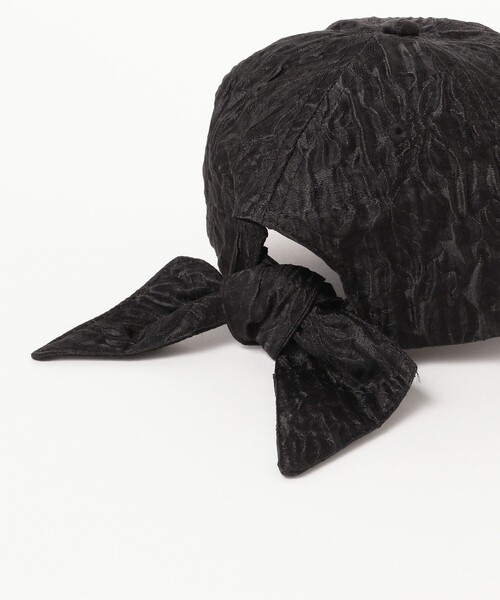 Ray BEAMS（レイビームス）の「Casselini × Ray BEAMS / 別注 リボン キャップ（キャップ・レディース・ブラック/ホワイト・ONE SIZE）」の12枚目の写真