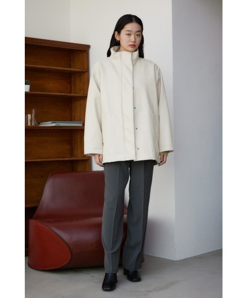 セール】フェイクレザーミドルコート（ブルゾン）｜AZUL BY MOUSSY