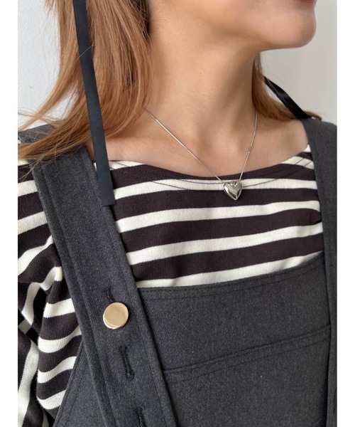 JUMELLE(ジュメロ)の「heart top necklace(ネックレス・レディース・ゴールド/シルバー・FREE)」の10枚目の写真