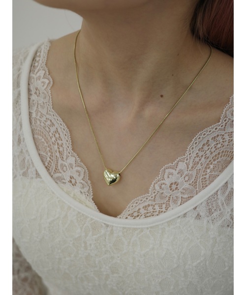 JUMELLE(ジュメロ)の「heart top necklace(ネックレス・レディース・ゴールド/シルバー・FREE)」の22枚目の写真