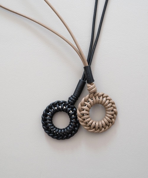 LEATHER BRAID CIRCLE NECKLACE（ネックレス）｜SENTI（センティ）