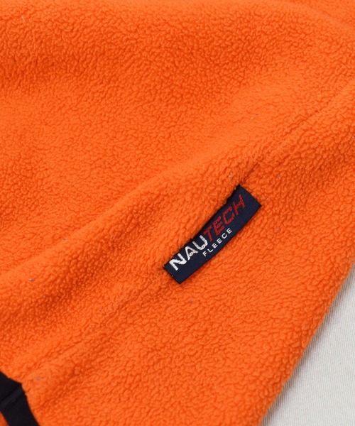 NAUTICA(ノーティカ)の「【ヴィンテージ古着】90's NAUTICA / ノーティカ ロゴ刺繍 フリース プルオーバー USA製(その他トップス・メンズ・オレンジ・MEDIUM)」の6枚目の写真