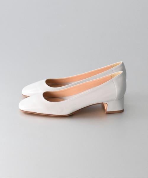 【FABIO RUSCONI】スクエアトウフレアヒールパンプス(F41108)（パンプス）｜Fabio Rusconi（ファビオルスコーニ）