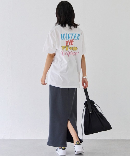 LAVEANGE(ラビアンジェ)の「ワッフルタイトスカート(スカート・レディース・チャコールグレー/ブルー/ブラック/ボルドー/カーキ/イエロー/グリーン/ピンク・4L/3L/LL/M/5L)」の17枚目の写真