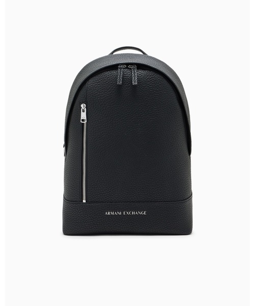 美品◎ アルマーニ エクスチェンジ A4可 リュック 総柄 黒 ナイロン 美品◎ アルマーニ エクスチェンジ A4可 リュック 総柄 黒
