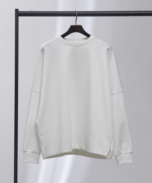 【AHABAHOUSE】ポンチドルマンスリーブカットソー/スウェット