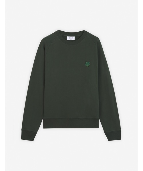 Maison Kitsune(メゾンキツネ)の「BOLD FOX HEAD PATCH OVERSIZE SWEATSHIRT(スウェット・メンズ・ブラック/ダークグレー/ベージュ系その他/キナリ/ダークグリーン/ブルー系その他・S/M/L/XS/XL)」の8枚目の写真