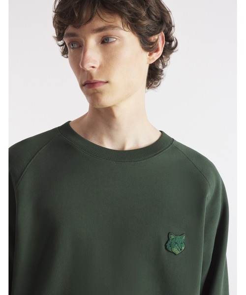 Maison Kitsune(メゾンキツネ)の「BOLD FOX HEAD PATCH OVERSIZE SWEATSHIRT(スウェット・メンズ・ブラック/ダークグレー/ベージュ系その他/キナリ/ダークグリーン/ブルー系その他・S/M/L/XS/XL)」の12枚目の写真