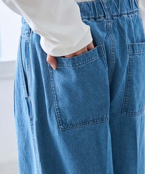 WEGO(ウィゴー)の「WEGO/スーパーバギーDENIMSLACKS(デニムパンツ・メンズ・ライトインディゴブルー/ダークグレー/ブラック・SMALL/LARGE/MEDIUM)」の9枚目の写真