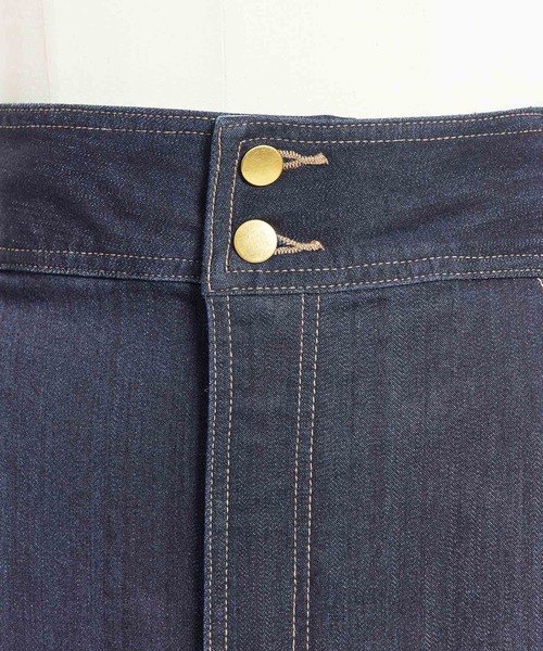 NOELA（ノエラ）の「デニムタイトスカート（デニムスカート・レディース・オフホワイト/ダークインディゴブルー/インディゴブルー・S/M）」の9枚目の写真