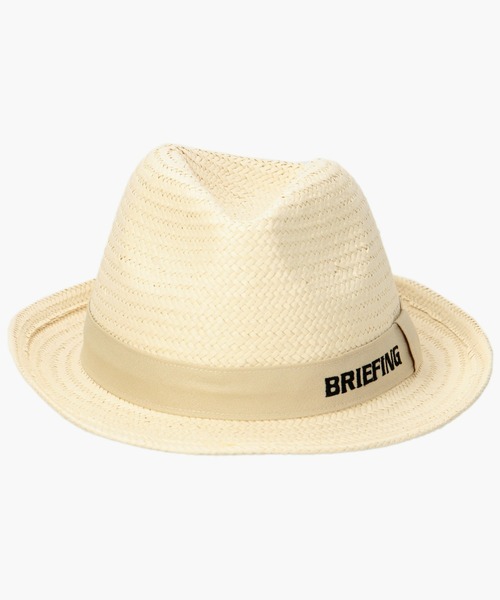 新品　BRIEFING MENS STRAW HAT ネイビー　M BRIEFING（ブリーフィング）の「【ブリーフィングゴルフ】MENS