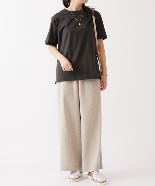BEARDSLEY（ビアズリー）の「Metro de Parisバック刺繍Tシャツ（Tシャツ/カットソー・レディース・グレー・FREE）」の6枚目の写真