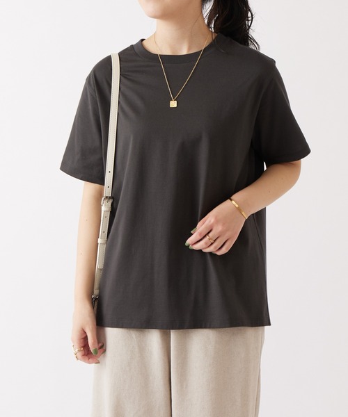 BEARDSLEY（ビアズリー）の「Metro de Parisバック刺繍Tシャツ（Tシャツ/カットソー・レディース・グレー・FREE）」の8枚目の写真